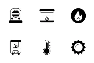 Chaleur et refroidissement Pack d'Icônes