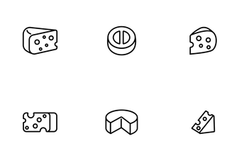Cheddar Cheese Icon Pack