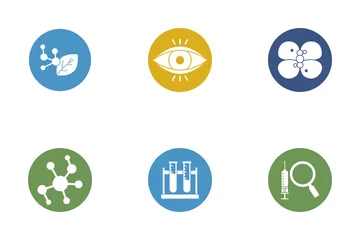 Chemical & Bio Lab Equipment Icon Pack