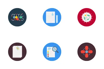Chemical & Bio Lab Equipment Icon Pack