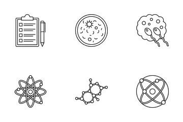 Chemical & Bio Lab Equipment Icon Pack