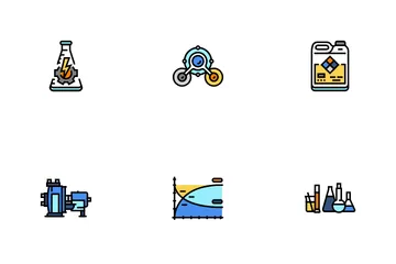 Chemical Engineer Research Icon Pack