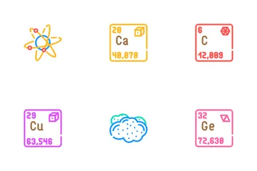 Chemie Wissenschaft Chemisch Symbolpack