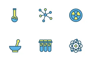 Chemistry Icon Filled Outline