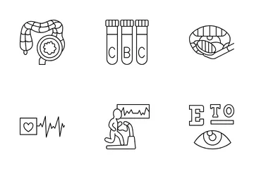 Revisión de salud Paquete de Iconos