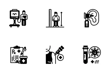 Revisión de salud Paquete de Iconos