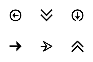 Chevrons And Directions Icon Pack