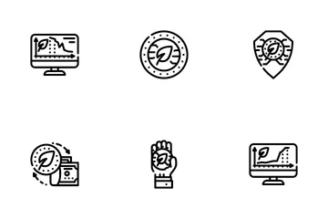 Chia Cryptocurrency Icon Pack