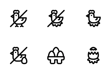 Chicken Egg Icon Pack