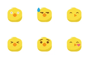 Chicken Emojis Icon Pack
