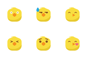 Chicken Emojis Icon Pack