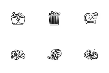 Chicken Food Icon Pack