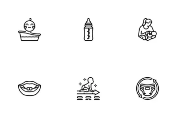 Child Care Nurse Pediatric Icon Pack