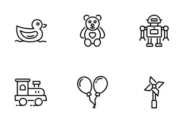 Childhood Toys Icon Pack