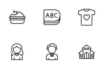 Children And Babies Icon Pack
