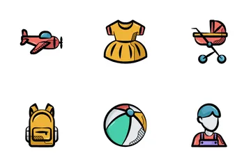 Children Day Icon Pack