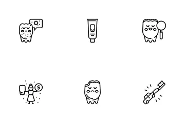 Children Dentist Icon Pack