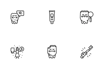 Children Dentist Icon Pack