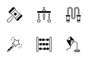 어린이 장난감 아이콘 팩