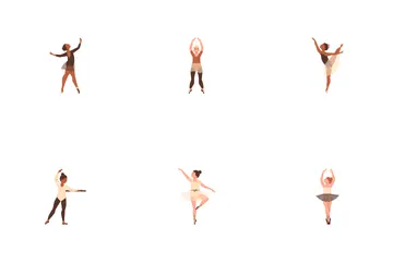 Children's Ballet Class Icon Pack