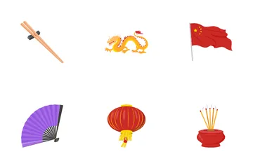 China Symbols Icon Pack