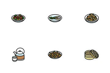Chinese Cuisine Food Dish Asian Icon Pack