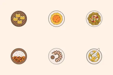 Chinese Cuisines Icon Pack