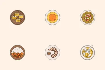 Chinese Cuisines Icon Pack