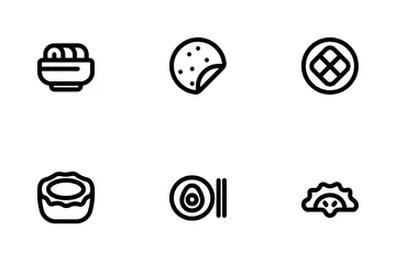 Chinese Foods Icon Pack
