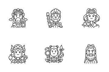 Chinese God Icon Pack