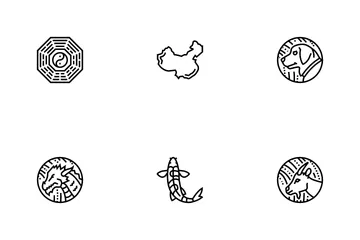 Chinese Horoscope And Accessory Icon Pack