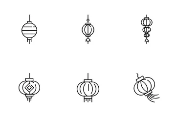 Chinese Lantern Icon Pack