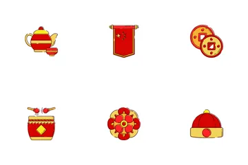 Chinese New Year Element Icon Pack