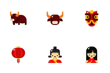 Chinese New Year Icon Pack