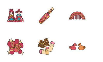 Chinese Wedding Icon Pack