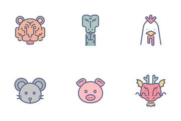 Chinese Zodiac Icon Pack