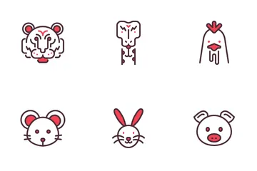 Chinese Zodiac Icon Pack