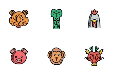 Chinese Zodiac Icon Pack