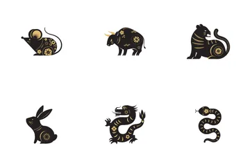 Chinese Zodiac Icon Pack