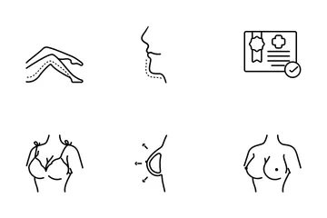 Chirurgie esthétique Pack d'Icônes