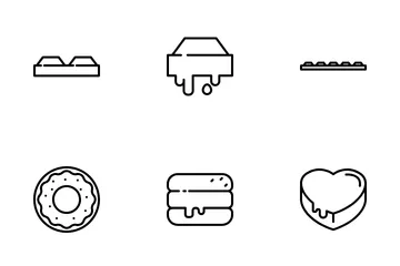 초콜릿 아이콘 팩