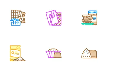 Chocolate Candy Food Dessert Icon Pack