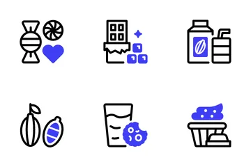Chocolate Products Icon Pack