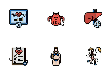 Cholesterol Icon Pack