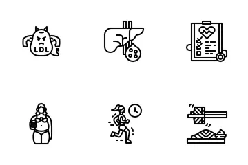 Cholesterol Icon Pack