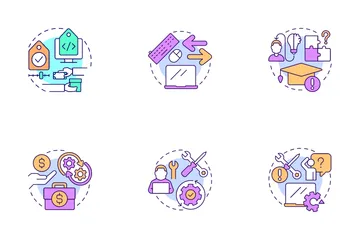 Choosing Business Tools Icon Pack