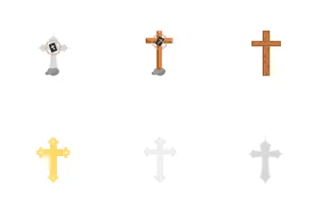 기독교 십자가 아이콘 팩