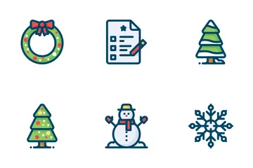 Christmas And New Year Icon Pack