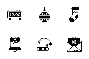 Christmas And New Year Icon Pack