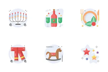 Christmas And New Year Icon Pack